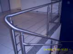 Corrimão em aço inox 